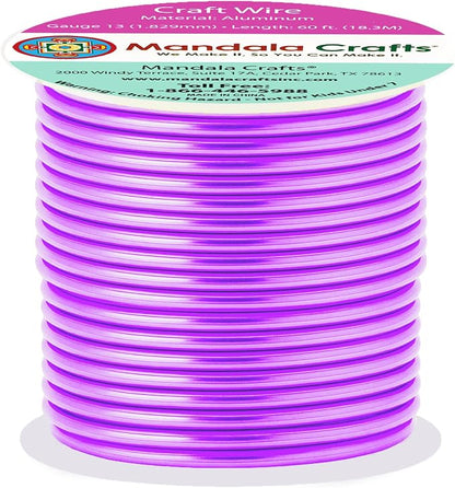 Mandala Crafts 13 Gauge Anodized Aluminum Craft Wire by MandalaCrafts