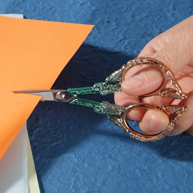 Small Embroidery Scissors with Cover -Cute and Comfortable handles with Sturdy - Image 5