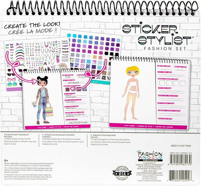 Fashion Angels Sticker Stylist 12544, Fashion Design Sticker by Number Activity - Image 7