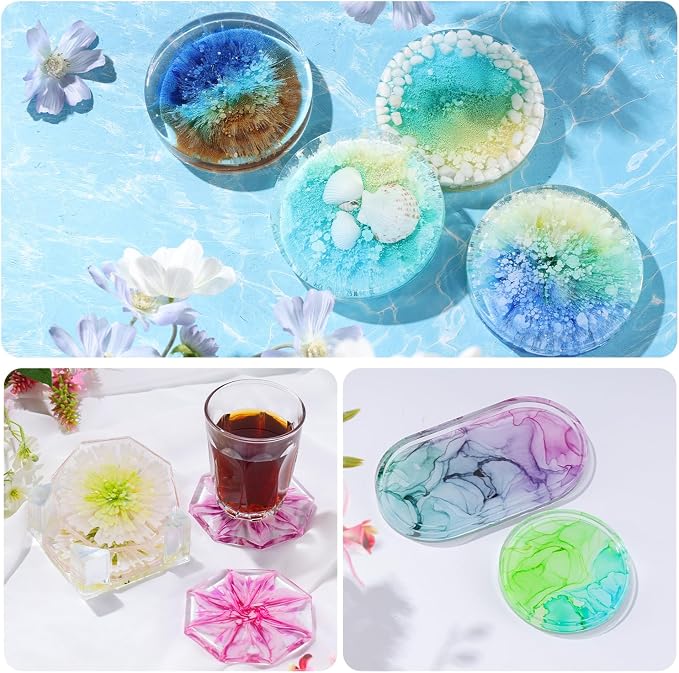 Alcohol Ink for Epoxy Resin LET'S RESIN Concentrated Alcohol Ink Set, 26 - Image 3