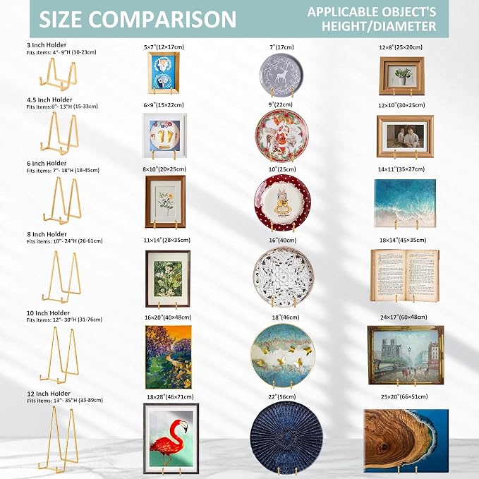 DIDUDIDU Plate Holder Easel Display Stand - Image 8