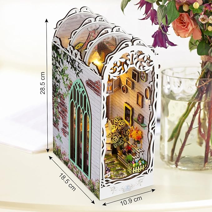 Book Nook Kit - DIY Miniature Dollhouse Kits - Image 2