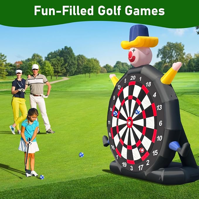 14ft Giant Inflatable Soccer Dart Board - Image 4