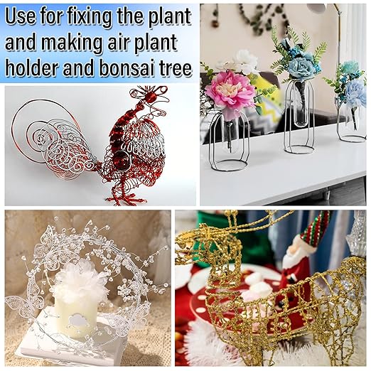 3mm Craft Wire for Sculpting, 52 Ft Aluminum Bendable Thick Metal for Bonsai - Image 5