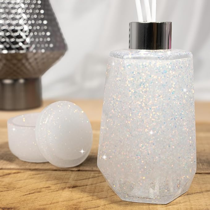 Hemway Polyurethane & Epoxy Resin Glitter 100g / 3.5oz Metallic Crystal Flake - Image 4