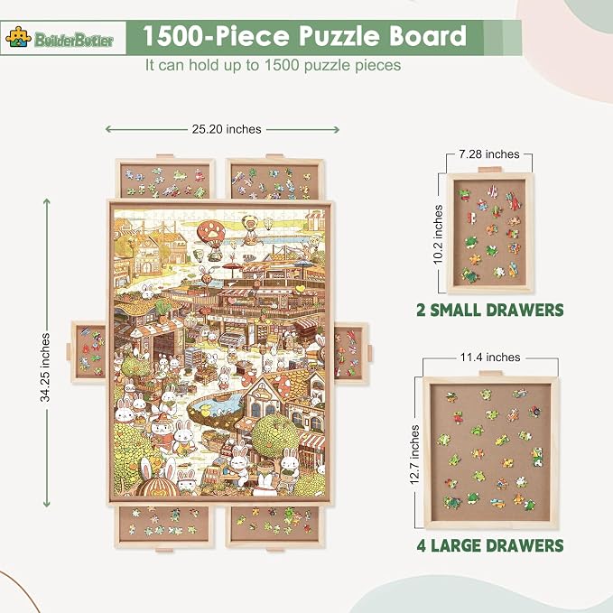 1500 Pieces Rotating Puzzle Board - Image 3