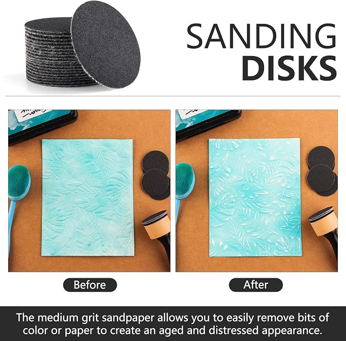 Bundle -Mini Blending Tool Sets, Include 2 PCS Foam Replacment Foam Pads and 20 - Image 4