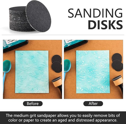Bundle -Mini Blending Tool Sets, Include 2 PCS Foam Replacment Foam Pads and 20 - Image 4