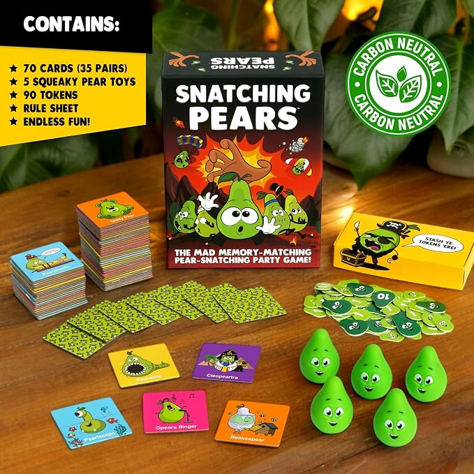 Snatching Pears! – The Hilarious Memory-Matching, Pear-Snatching Party Game | - Image 6