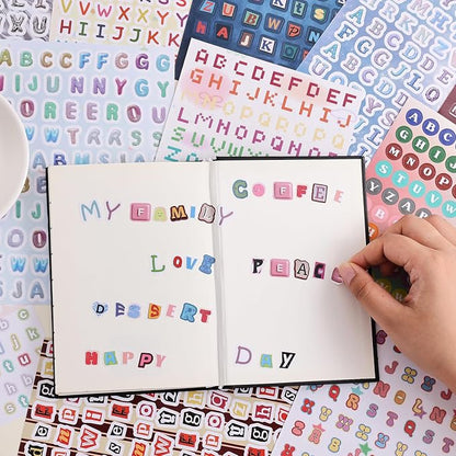 2000+ Pcs Alphabet Sticker for Journaling, Fun & Colorful Craft Letter Stickers - Image 5