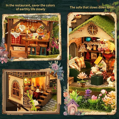 Miniature House Kit, 3D Wooden Puzzles - Image 5