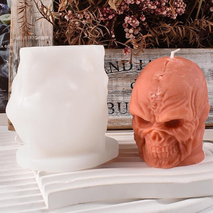 Skull Head Candle Mold - Image 5