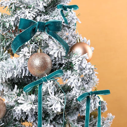 LaRibbons Thin Velvet Ribbon 1 Inch x 25 Yards, Dark Blue Velvet Ribbon - Image 3