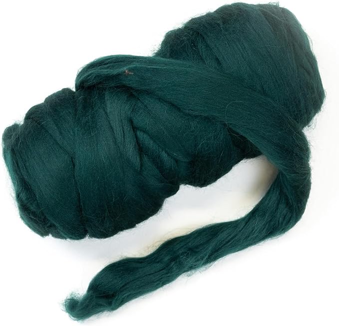 Kondoos Colored Natural Wool roving, 1 lb. Best Wool by Kondoosnaturalfibers