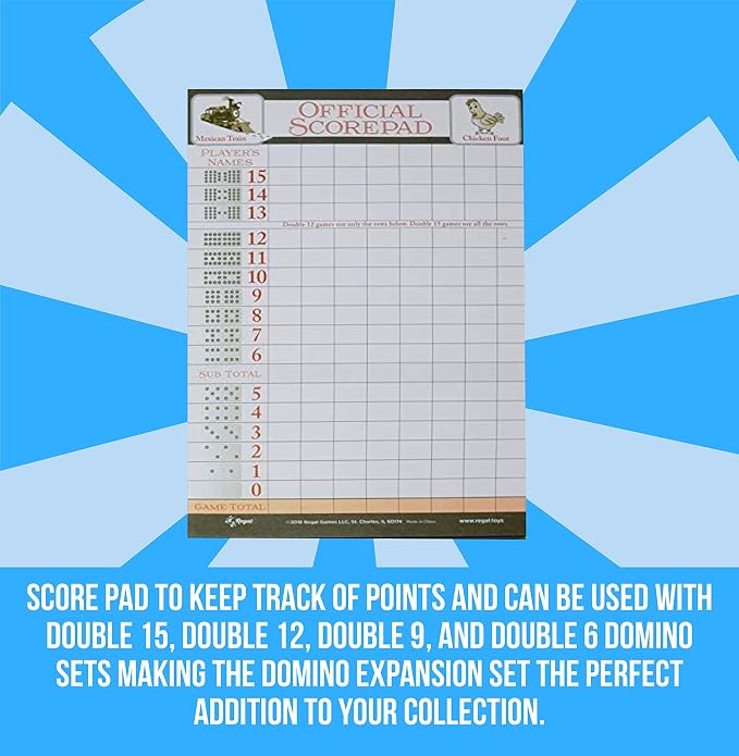 Regal Games Mexican Train Domino Expansion Set - Image 6