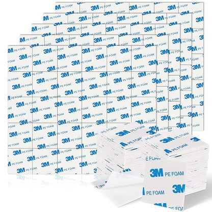 UPINS 150Pack Double Sided Foam Tape Strong Sticky Double Sided Foam Pads by UPINS