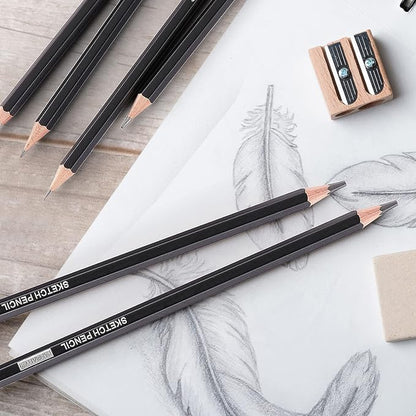 PANDAFLY Professional Drawing Sketching Pencil Set - Image 8