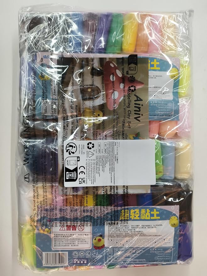 Ainiv Air Dry Clay Kit, 72 Colors DIY Model Magic Clay - Image 9