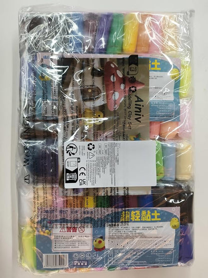 Ainiv Air Dry Clay Kit, 72 Colors DIY Model Magic Clay - Image 9