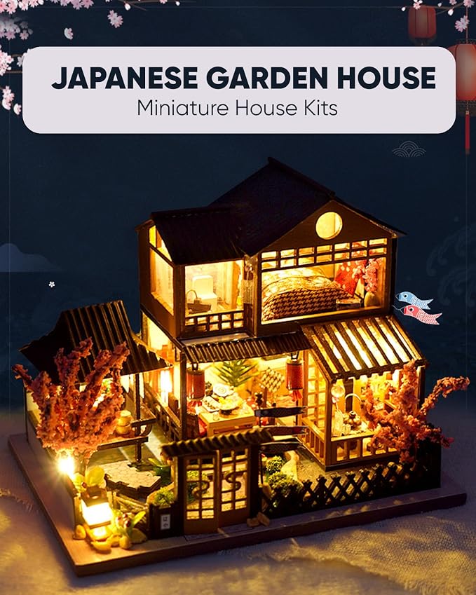 DIY Miniature House Kit, Mini House Kit - Image 3