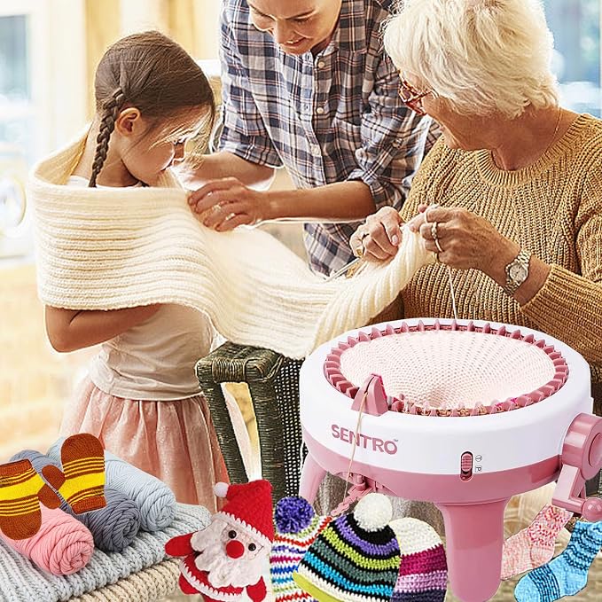 Sentro Knitting Machine, 48 Needles Smart Knitting Crochet Machine - Image 2