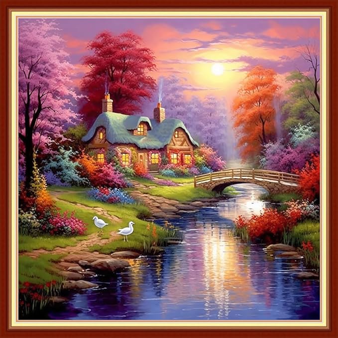 Joyhoor Stamped Cross Stitch Kits by JoyhoorCrossStitchKits