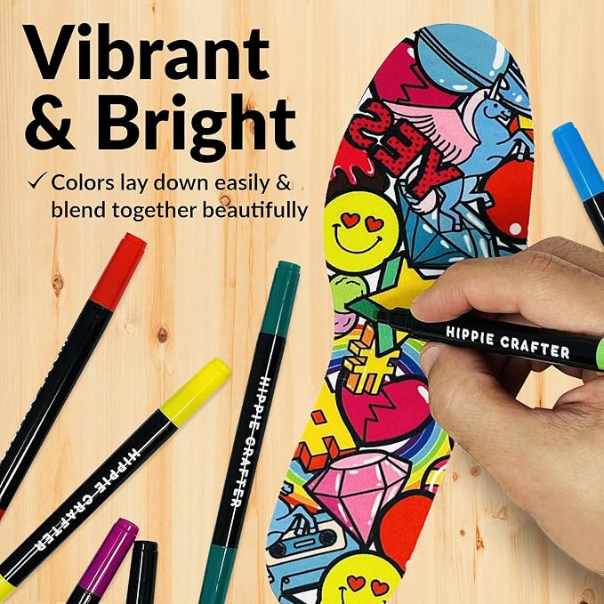 Fabric Markers, Permanent No-Bleed Fabric Pens - Image 2