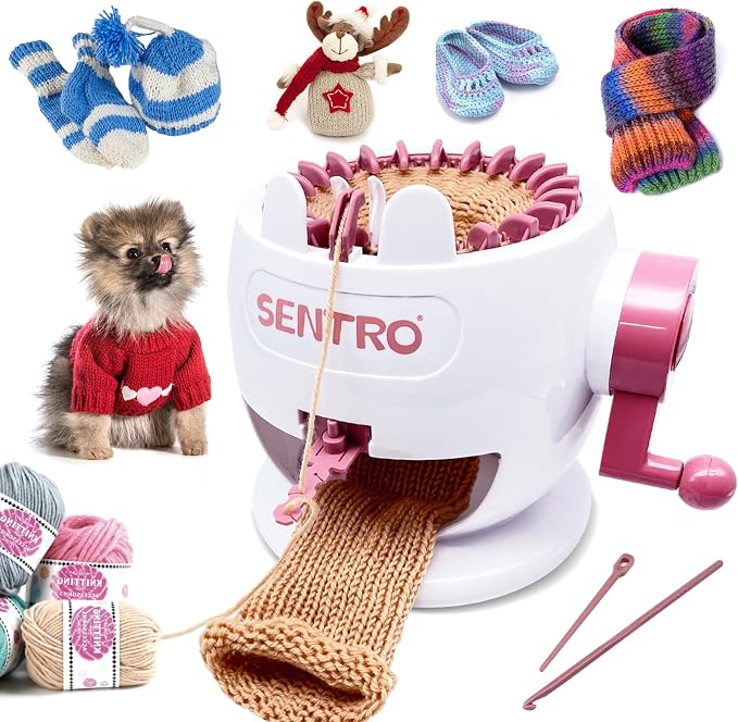 SENTRO Knitting Machine, 22 Needle Knitting Machines, Smart Knit Loom Machine by SENTRO%C2%AE