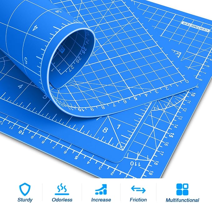 DIYSELF Cutting Mat 8in×6in, Self Healing Cutting Mat, A5 Rotary Cutting Mats - Image 4