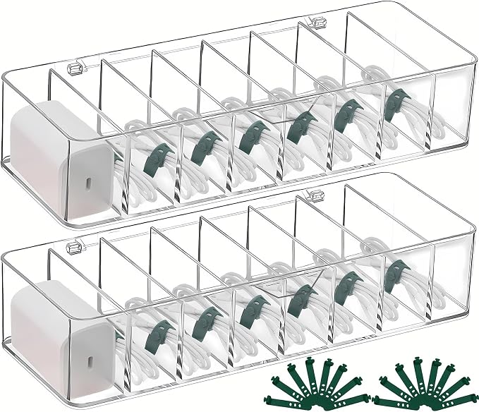 DUOFIRE 2 Pcs Cord Organizer by DUOFIRE