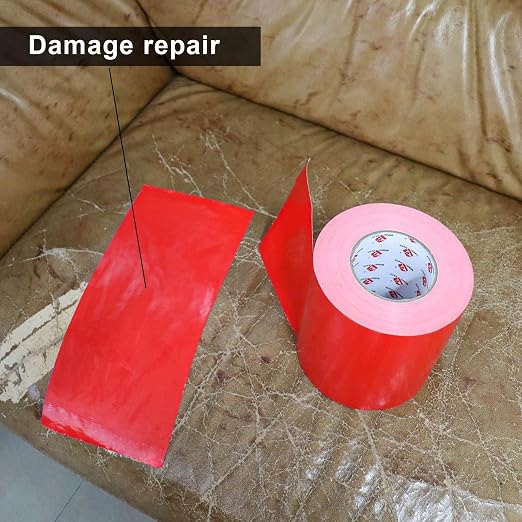 BOMEI PACK 6" Red Duct Tape, Wide Roll, 6 Inches x 60 Yards, 9 Mil Thick Heavy - Image 7