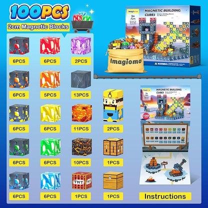 100PCS Magnetic Blocks - Image 3