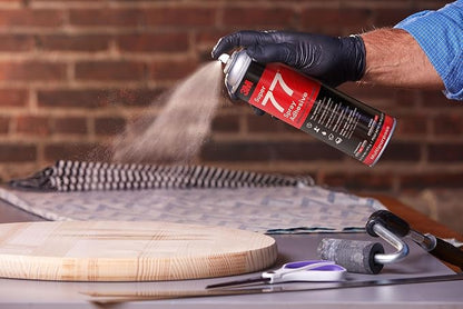 3M Super 77 Multipurpose Permanent Spray Adhesive Glue, Net Wt 13.44 oz - Image 4