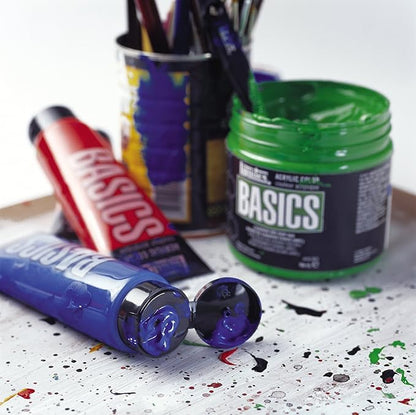 Liquitex BASICS Acrylic Paint, 118ml Tube, Raw Sienna - Image 3