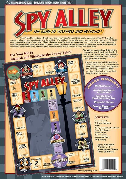 Spy Alley - Mensa Award-Winning Family Board Game - Trusted - Image 3