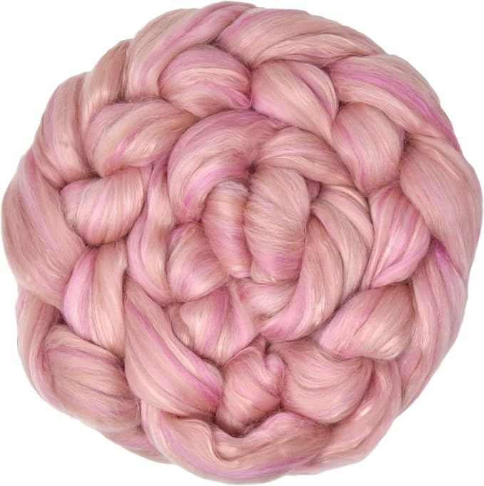 Merino Silk Luxe Tonal Designer Blend. Superfine Merino, Mulberry Silk by LivingDreamsYarn