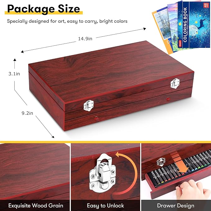 iBayam Art Supplies, 1-Coloring Book, Gift Box - Image 5