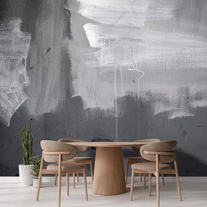 wall26 - Grunge Concrete Wall - Removable Wall Mural | Self-Adhesive Large - Image 3