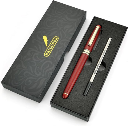 BEILUNER Luxury Personalized Wood Ballpoint Pen Writing Set, Rosewood-Elegant - Image 9
