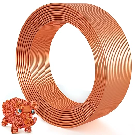 Aluminum Craft Wire for Jewelry Making, 12 Gauge Armature Bendable Craft by Cruzix