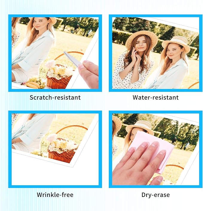 100 Pack Matte Self Adhesive Laminating Sheets, Matte Finish Self Sealing - Image 6