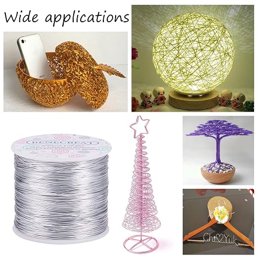 BENECREAT 20 Gauge 770FT Aluminum Wire Anodized Jewelry Craft Making Beading - Image 9