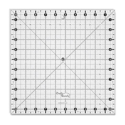 Non-Slip Square Quilt Template Ruler by CraftBunch