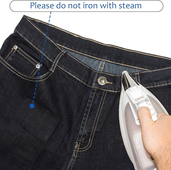 Boao 30 Pieces Iron on Patches for Clothes Pants Jean Fabric Repair Adhesive - Image 4