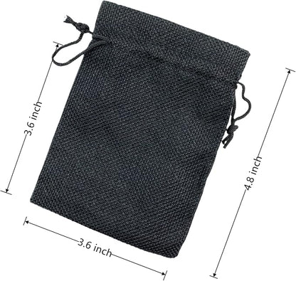 Palmhomee Pack of 25 Burlap Gift Bags - Image 3