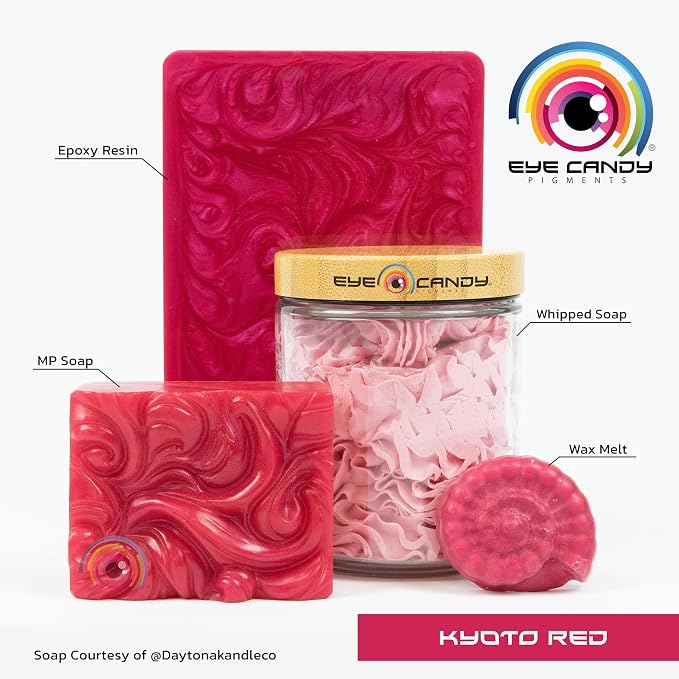 Eye Candy Pigments Premium Red Mica Powder - Image 2