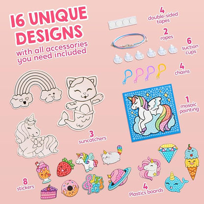 Klever Kits 16 Projects Gem Painting, Kids Diamond Gem Painting Kit - Image 2