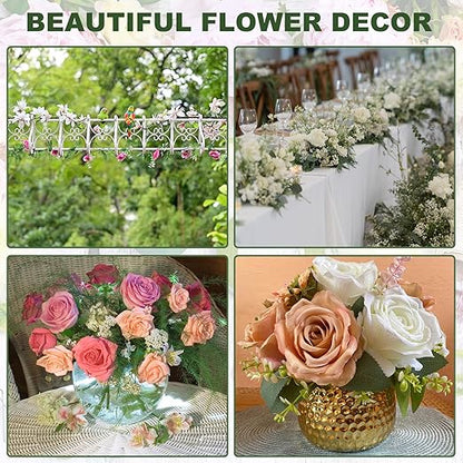 PATIKIL 32 Inch 22 Gauge Floral Stem Wire, 2 Pack/80 Pieces Bouquet Stem Paper - Image 6