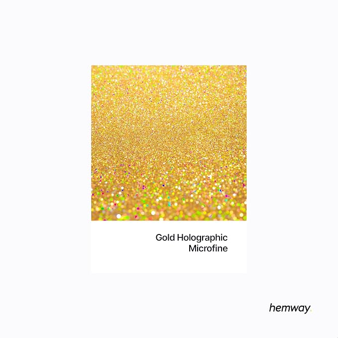 Hemway Polyurethane & Epoxy Resin Glitter 100g / 3.5oz Metallic Crystal Flake - Image 2