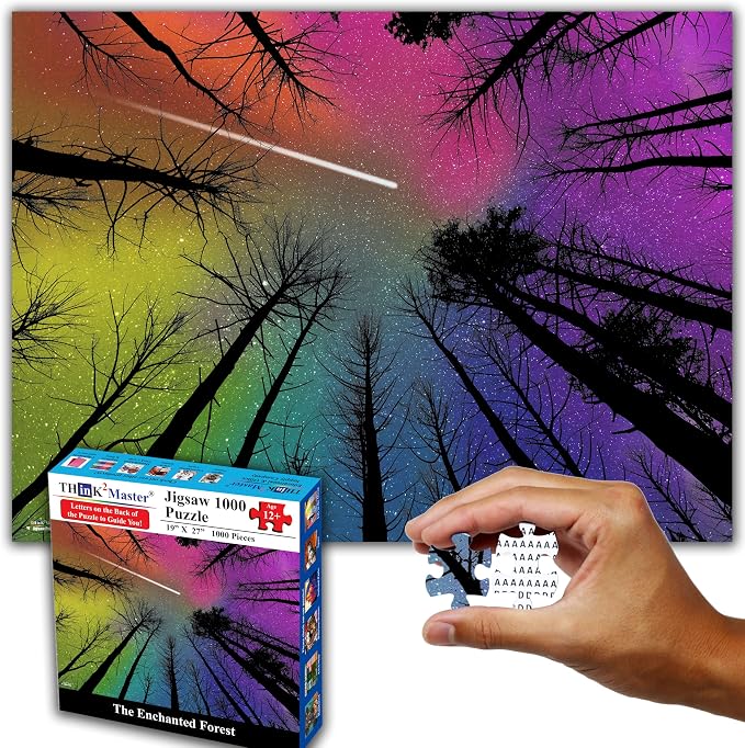 Think2Master Hard Impossible Challenging The Enchanted Forest 1000 Pieces Large by Think2Master